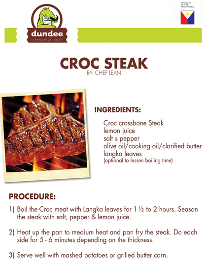 Croc Steak